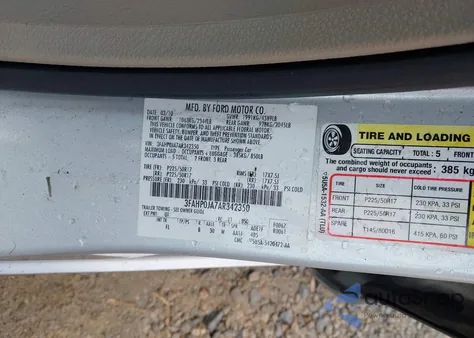 2010 Ford Fusion Sel from USA, damaged, VIN 3FAHP0JA7AR342350